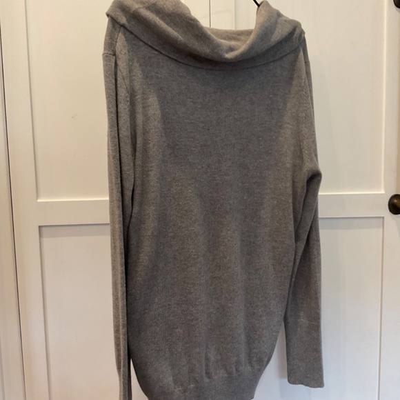 CHICO’S SOFT  GRAY SWEATER W/COWL NECKLINE  3 XL 14/16 NWT - Picture 5 of 10